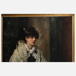 Franz Ruben, "Venezianische Blumenverkäuferin"