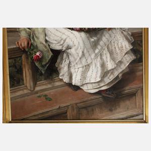 Franz Ruben, "Venezianische Blumenverkäuferin"