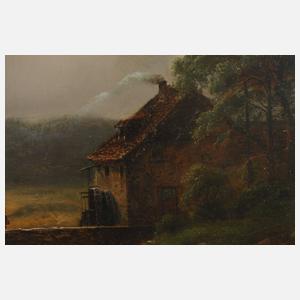 Karl Ludwig Scheins, attr., Mondscheinlandschaft
