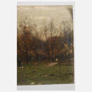 Jakob Emil Schindler, attr., Herbstspaziergang