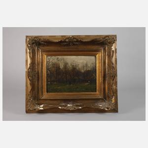 Jakob Emil Schindler, attr., Herbstspaziergang