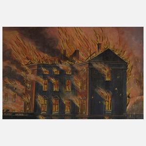 Jean Speth, Brand des Schlosses Christiansborg