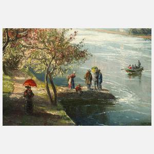 Prof. Fritz von Wille, Burg Drachenfels am Rhein