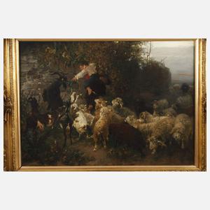 Prof. Heinrich von Zügel, Hirtenszene