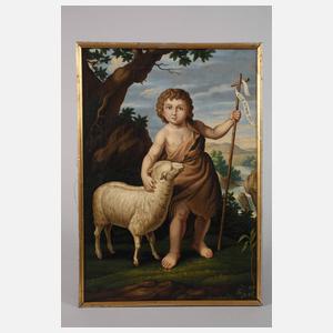 Johannes der Täufer als Kind mit dem Lamm