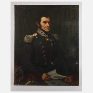 Herr in Uniform mit Orden