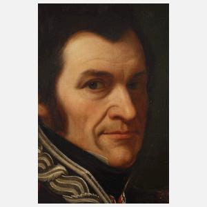 Herr in Uniform mit Orden