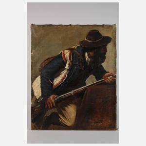 Tiroler Soldat mit Perkussionsgewehr