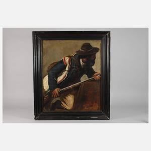 Tiroler Soldat mit Perkussionsgewehr