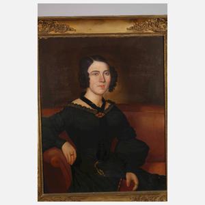 Paar große französische Portraits