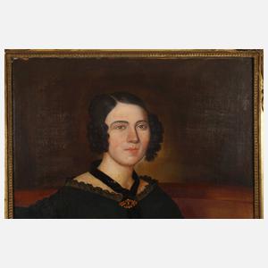 Paar große französische Portraits