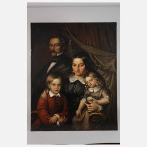Biedermeierliches Familienportrait