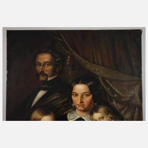 Biedermeierliches Familienportrait