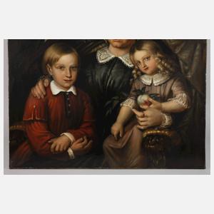 Biedermeierliches Familienportrait