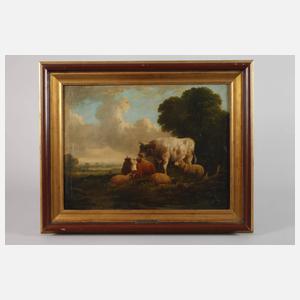 Cooper, Rastende Rinder mit Schafen