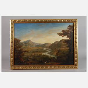 Abendliche Flusslandschaft