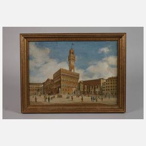 Vedute der Piazza della Signoria in Florenz