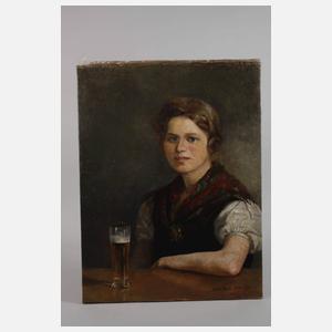 Dora Arnd-Raschid, Mädchen mit Bierglas