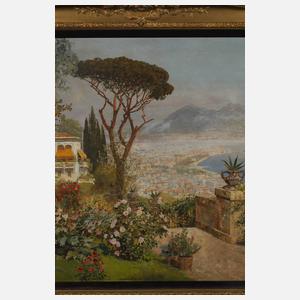 Alois Arnegger, attr., Blick über den Golf von Neapel
