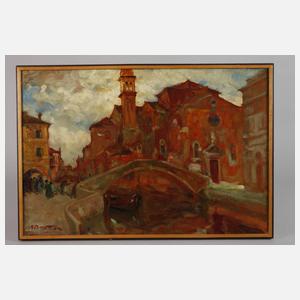 Achille Bozzato, Vedute von Venedig