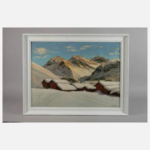 de Beldère, Winter im Gebirge