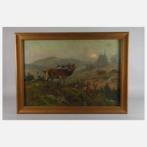 Carl Deiker, Hirschbrunft