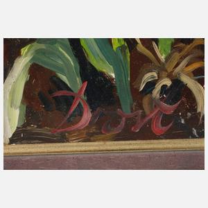 Hermann Drost, Ein Blumenbeet