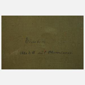 Prof. Walter Einbeck, attr., „Modell aus Oberweimar“