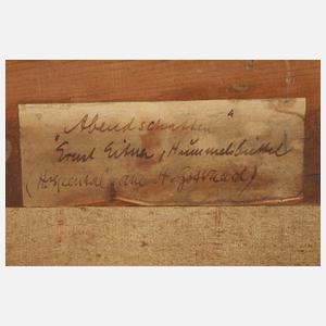 Prof. Ernst Eitner, "Abendschatten"