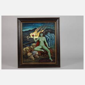 Ernst-Maria-Fischer, attr., Surrealistische Komposition