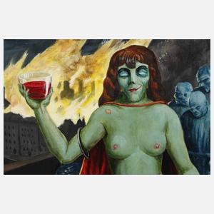 Ernst-Maria-Fischer, attr., Surrealistische Komposition