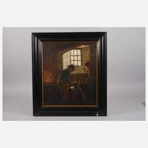 Rudolf Anton Guba, In der Schmiede