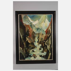 Prof. Franz Heckendorf, "Partnachklamm"