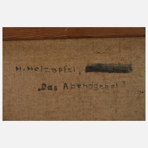 Hans Holzapfel, "Das Abendgebet"