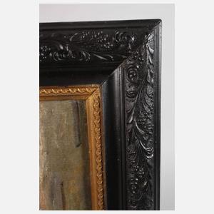 Houmans, Wanderer in italienischem Bergdorf