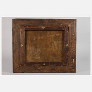 Houmans, Wanderer in italienischem Bergdorf