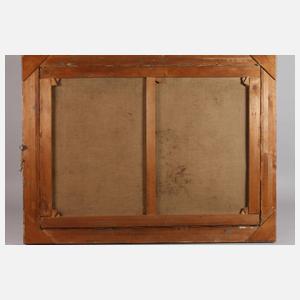 Jelinek, Blumenstillleben mit Nautilusmuschel