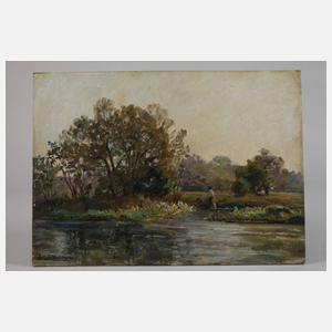 Prof. Paul Wilhelm Keller-Reutlingen, Am Flussufer