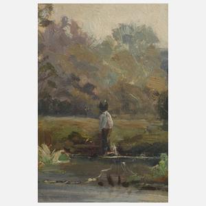 Prof. Paul Wilhelm Keller-Reutlingen, Am Flussufer