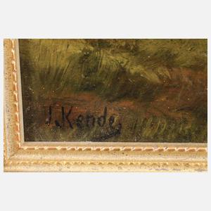 Jacques Samu Kende, attr., Abends am See