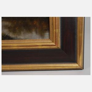 Jacques Samu Kende, attr., Abends am See