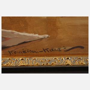 Endre Komáromi-Kacz, Das Nickerchen am Cello