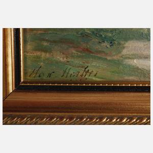 Prof. Max Merker, Niedergrunstedt im Frühling