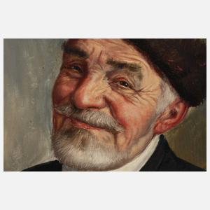 Fritz Müller, Alter Bauer in Tracht