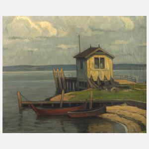 Karl Neuss, Bootshaus am See