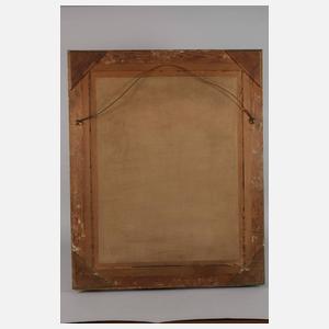 Pinkert, Stillleben mit roten Lilien und Goldregen