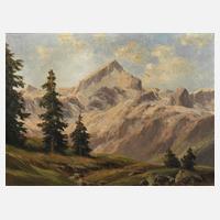 Albert Reinhardt, Blick auf die Alpspitze111