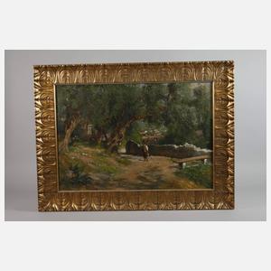 Isadora Ressler, attr., Mediterrane Szene