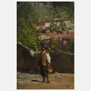 Isadora Ressler, attr., Mediterrane Szene