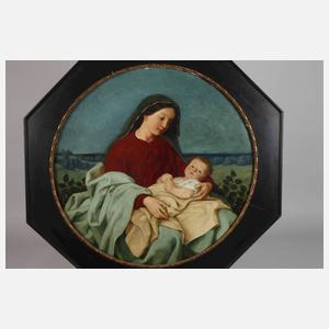 Max Georg Rossmann, attr., Madonna mit Jesuskind